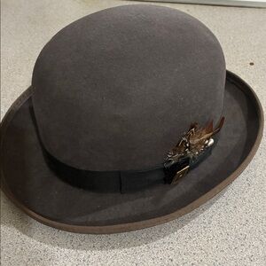 Stacy Adams Classic Black Fedora Size: Small